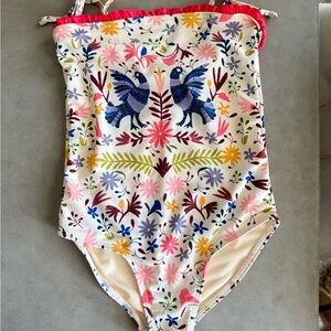 Pink Chicken one piece bathing suit
